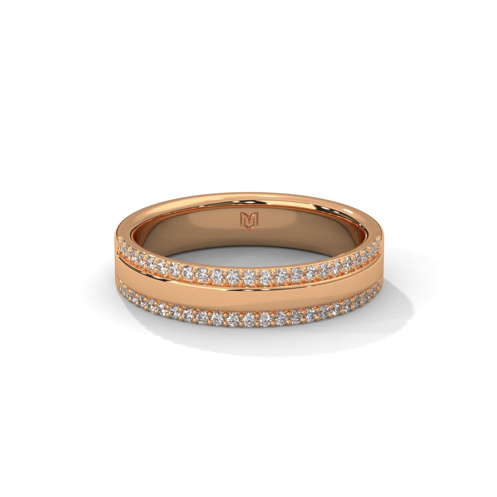 Diamond Border Ring