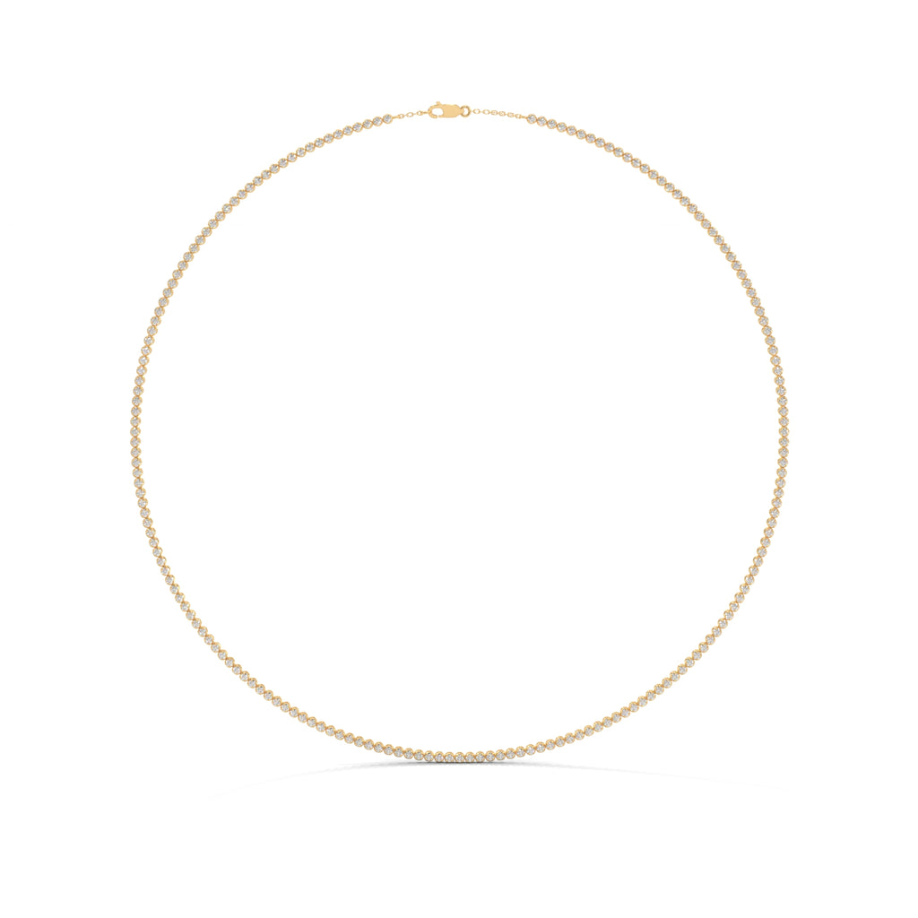 Mini Diamond Tennis Necklace