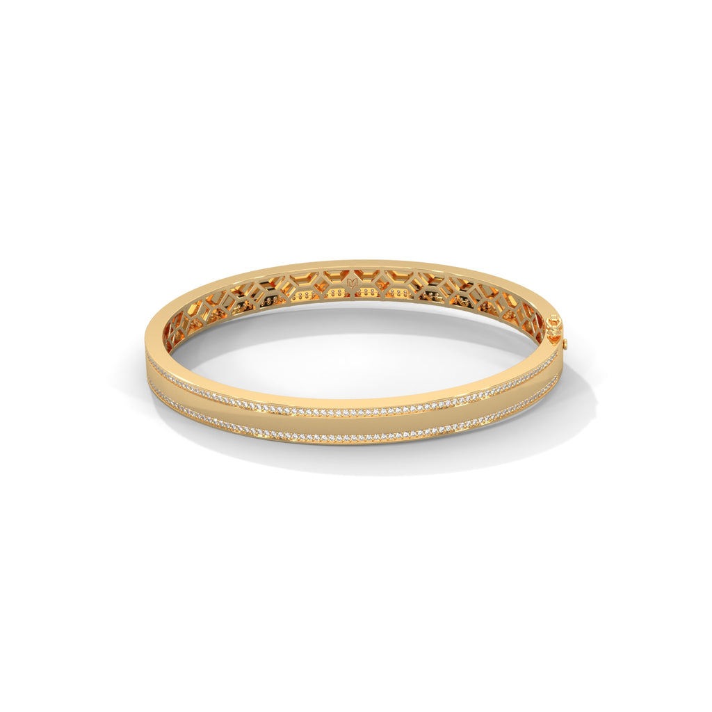 Diamond Border Bangle