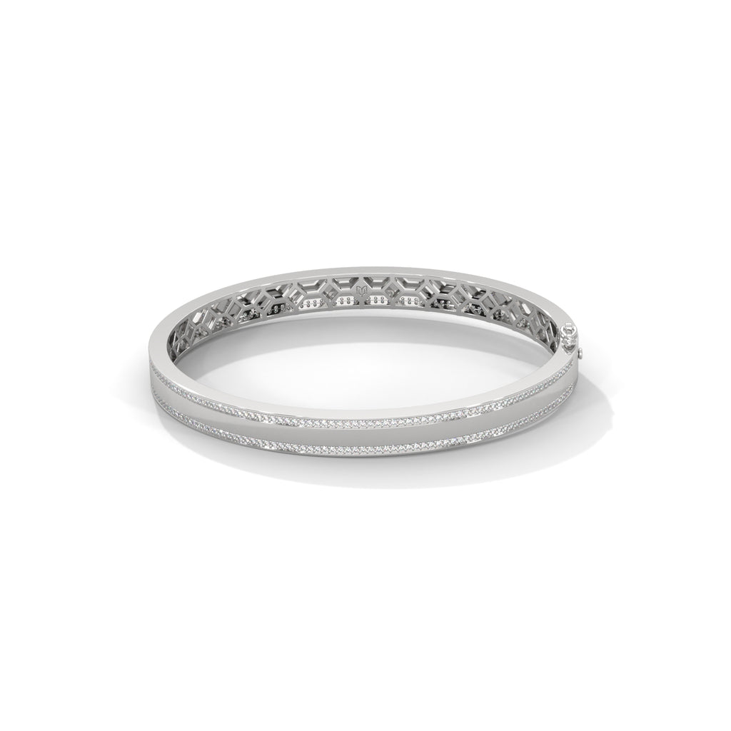 Diamond Border Bangle